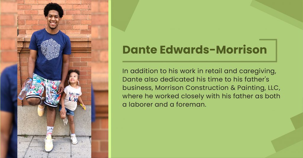 Dante Edwards-Morrison suit
